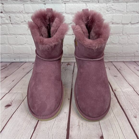 Ugg Urchin Flex Bailey Mini Suede Shearling Boots Women’s Size 7 (S/N 1121622) - Picture 7 of 11